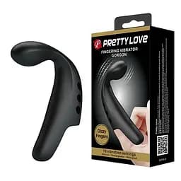 Вібронасадка на палець Pretty Love Fingering Vibrator Gordon Black