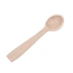 Ложка дерев'яна для цукру, спецій та сипучих продуктів 7.5 см, Woodly Бежевий 86102