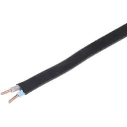 Кабель силовой Brille ВВГ-П 2x2.5 (1 м) 106714 черный