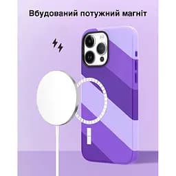 Чохол Vokamo для iPhone 15 Plus захисний з магнітом Purple - мініатюра 5