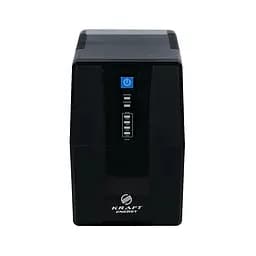 Джерело безперебійного живлення KRF-600VA/360W(LED)LiFePO4 UPS Kraft (42-00008) - мініатюра 5