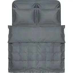 Комплект постільної білизни Lotus Home Queena сатин premium євро антрацит (svt-2000022332729)