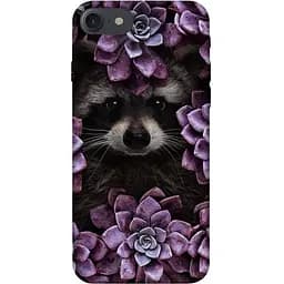 Чехол Demsky Енот в цветах для Apple iPhone 7/8 (4.7)