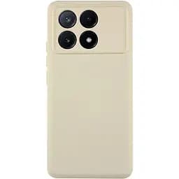 Чехол Silicone Cover Lakshmi Full Camera (A) для Xiaomi Poco X6 Pro Песочный / Sand
