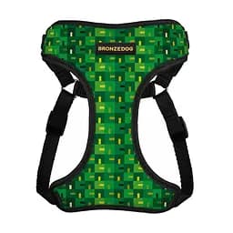 Шлея для собак Bronzedog Sport Vest Піксель XS 14х12х2 см зелена - мініатюра 2