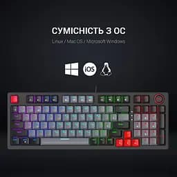 Клавіатура GamePro Red Switches механічна (MK120R) - мініатюра 12
