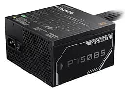 Блок живлення 750 Вт, Gigabyte P750BS, чорний, 80+ Bronze, 120 мм FDB, 1xMolex/7xSATA/4x6+2-pin/2x4+4-pin/1x20+4-pin,