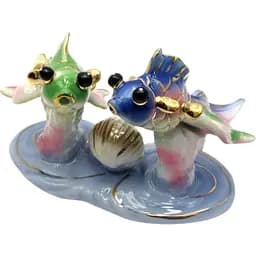 Золоті рибки фарфор 10,5х7х5,5 см (ysaa-6845)