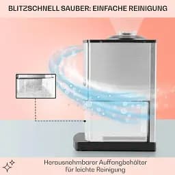 Подрібнювач для льоду KLARSTEIN Ice Crusher сірий (10028440) - мініатюра 3