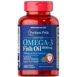 Риб'ячий жир Puritans Pride Omega 3 Fish Oil 1000 mg 100 softgels