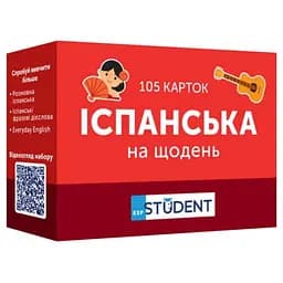 Настольная игра English Student Карточки для изучения English Student - Испанский язык на каждый день А1-А2 (укр.) (591226027)