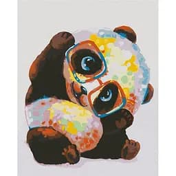 Картина за номерами Веселкова панда BS52172, 40x50 см