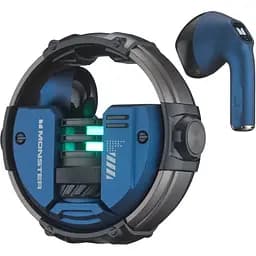 Наушники Monster Bluetooth XKT10 Wireless Bluetooth 5.2 Gaming earbuds 300mAh синие