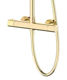 Душова система Corsan Lugo gold із термостатом CMN01TGL, Золотий - мініатюра 5