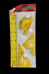 Линейка "Гибкая" 4пр/наб ST00302 (6920141324213) желтый