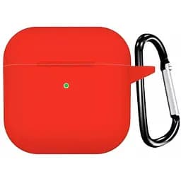 Чехол-накладка DK Silicone Candy Friendly с карабином для Apple AirPods 3 (red)