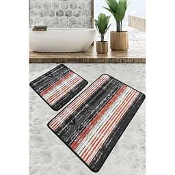 Набір килимків для ванної кімнати Chilai Home Flang 60 x 100 + 50 x 60