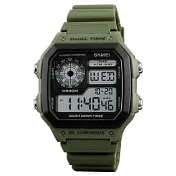Часы наручные мужские Skmei 1299 Army Green, 1299AG (12338)