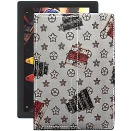 Чехол StatusCASE из экокожи для планшета Lenovo Tab 10 TB-X103f Луи-Витон-белый