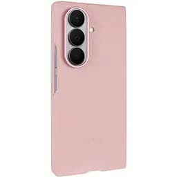 Кожаный чехол Leather Case (AAA) для Samsung Galaxy Z Fold7 Pink