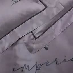 Простирадло на гумці MirSon Imperial Tencel №06 Gray 120х190 см (2200010755497) - мініатюра 4