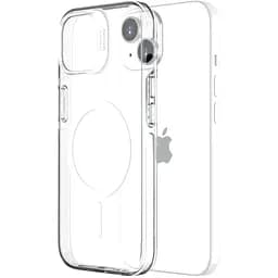 Чохол Vokamo для iPhone 15 захисний з магнітним кільцем прозорий