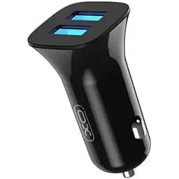 Автомобильное зарядное устройство для XO CC31 12W PC Dual USB car charger Черный