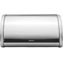 Хлібниця металева Brabantia Roll Top Bread Bin Medium 31.6x26.5х17.3 см срібляста (348907)