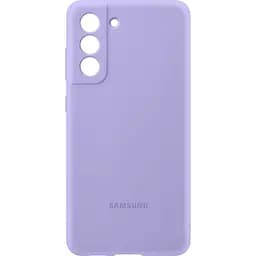 Оригінальний силіконовий чохол Silicone Cover для Samsung Galaxy S21 FE (G990) Lavender EF-PG990TVEGRU - мініатюра 5