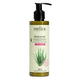Маска живильна для волосся Melica Organic з рослинними екстрактами та пантенолом 200 мл 
