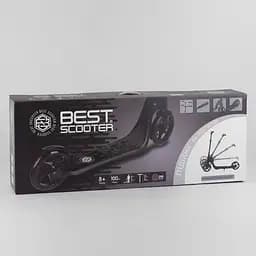 Самокат Best Scooter 92х48х104 см Чорно-червоний 000231513 - мініатюра 2