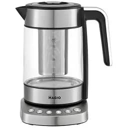 Электрочайник Magio MG-494 с ситечком 4 режима стеклянный 1.7 л 1850 Вт