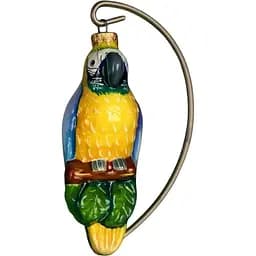 Елочное украшение Різдвяні історії Попугай тропический Ара стекло (4820001045499)