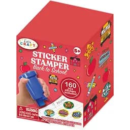 Штамп с наклейками Let's Craft "Back to school"