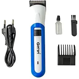 Акумуляторний чоловічий тример для бороди вусів та тіла Gemei GM 702 3W