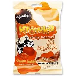 Цукерки Wawel Корівка з кремовою помадкою з солоної карамелі 150 г