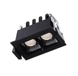 Світильник точковий врізний KLOODI KD-POINT 2X2 4W 3K BK