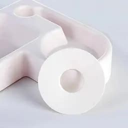 Миска для тварин Semi Animal Bowl 21см*22см*26см 500 мл кутова, White з автоматичною поїлкою - мініатюра 8