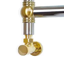 Водяна рушникосушка Navin Retro 500x1000 Золоті кулі 12-028053-3680, Золотий - мініатюра 2