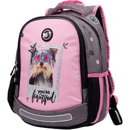 Рюкзак Yes S-83 You`re beautiful, серый с розовым (553144)