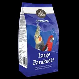 Повнораціонний преміум корм для середніх папуг Deli Nature Premium LARGE PARAKEETS 1 кг