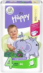 Подгузники детские Bella Baby Happy 4 (8-18 кг), 66 шт.