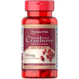 Натуральна добавка Puritan's Pride Cranberry One a Day, 60 капсул