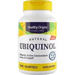 Убихинол Healthy Origins Ubiquinol 50 мг 60 капсул