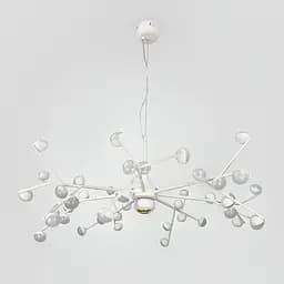 Люстра-молекула в білому кольорі на 42 світлодіоди | Арт. SP 06/42 WT | Line F