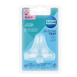Соска силіконова Canpol babies EasyStart, середній потік, 6 +, 1 шт. (21/721)