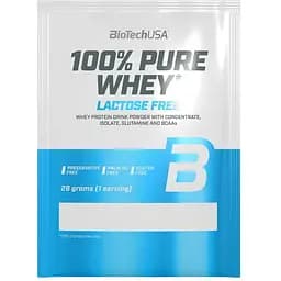 Протеїн BiotechUSA 100% Pure Whey Lactose Free Чорний бісквіт 28 г