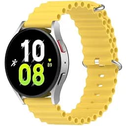 Ремінець для Honor Watch ES - жовтий ширина кріплення 20мм силікон Watchbands Hump (W23-3WB18237773)