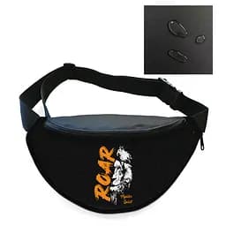 Сумка-бананка чоловіча/жіноча спортивна 32×16 см з розширювачем поясна сумка або сумка через плече (3739)