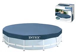 Тент 28031 Intex для каркасного басейну d=366 см, в коробці (6941057420318) - мініатюра 2